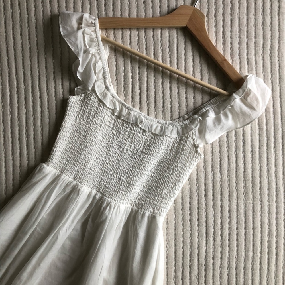 Reformation White Midi Dress